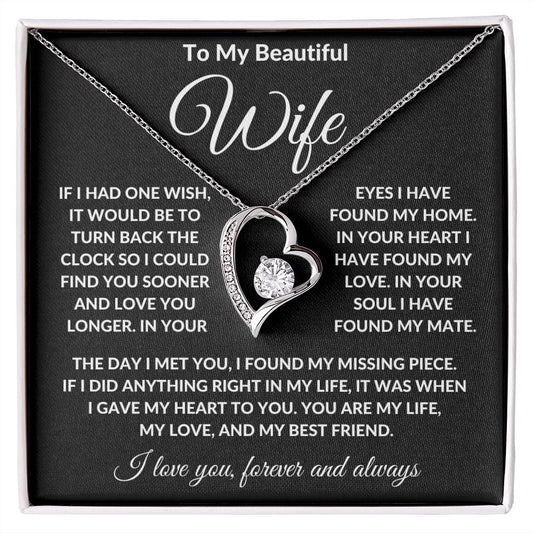 Beautiful Wife-Forever Love Necklace