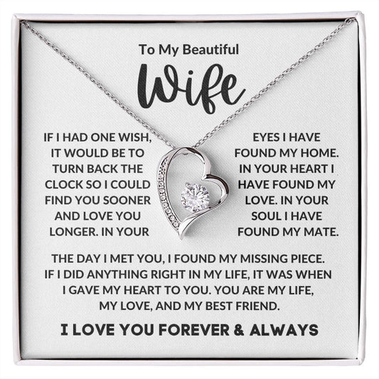 Beautiful Wife-Forever Love Necklace