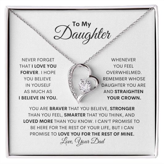 Daughter-Forever Love Necklace